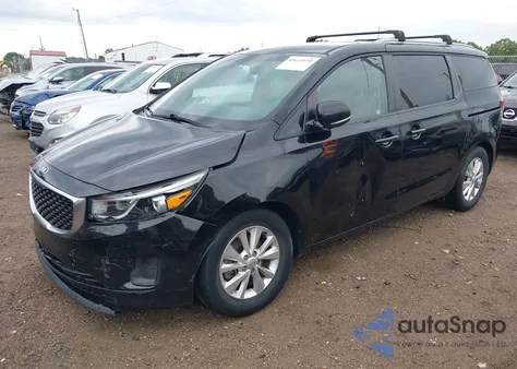 2016 Kia Sedona Lx from USA, damaged, VIN KNDMB5C13G6142234